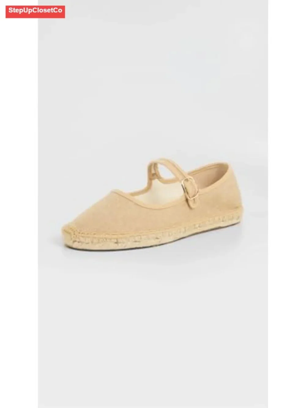 Women's Mary Jane Espadrilles Cotton Upper Breathable Flat